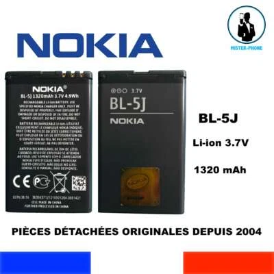 BATTERIE NEUVE ORIGINE NOKIA OEM BL5J BL-5J 1320 mAh 4,9 Wh 3,7V ORIGINAL AKKU - Photo 1/4