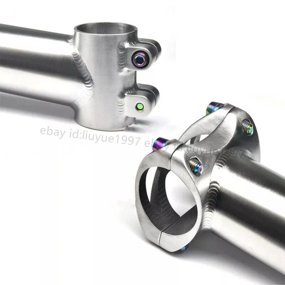 25.4mm 31.8mm Ultralight Titanium MTB Bike Stem Road Bicycle Handlebar Stem - Image 3 of 4