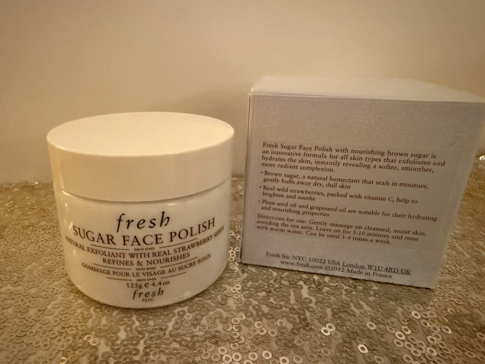 fresh
Sugar Face Polish Exfoliator 125g e 4.4oz Foto 3 de 4