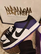 NIKE DUNK LOW SB COURT VIOLA - UK 9,5 - NUOVO CON SCATOLA - 100% AUTENTICO