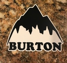 Burton Ski Sticker - Snowboarding Skiing Snow Mountain Sports Freestyle