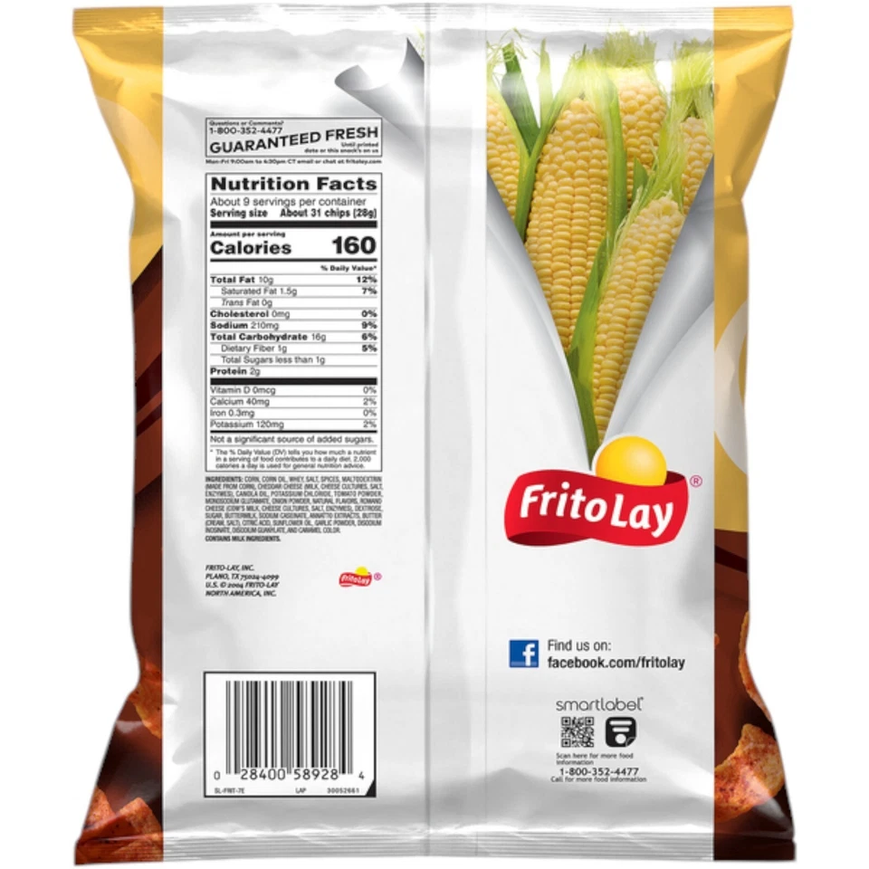 Fritos Chili Cheese Maíz Chips Frito Lay Crunchy Chips 9.25oz Paquete de 3 Foto 2 de 4