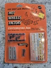 RARE VINTAGE HOT WHEELS FACTORY CUSTOMIZING PACK ON CARD MATTEL 4369 REDLINE