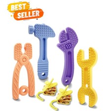 Teething Toys for Babies, Baby Teething Toys, Silicone Baby Teether Toys, Bab...