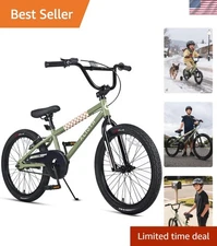 BMX Style Kids Bike with Training Wheels - 12 to 20 Inch Sizes for Safe Riding