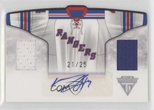 2011 Panini Titanium Road Sweaters Memorabilia 21/25 Michael Del Zotto Auto 0uj7