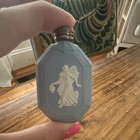 Antique Wedgewood Flora Perfume Bottle w/Metal Cap Stopper — photo 2