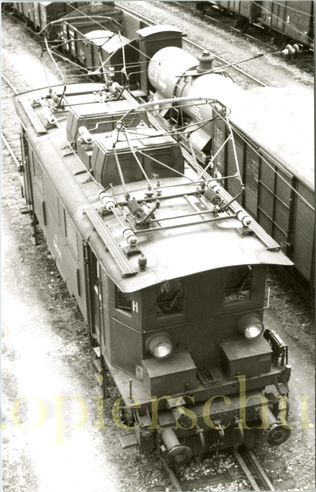 Foto - BBÖ E45 114, 1949, Zell - Bild 1 von 1