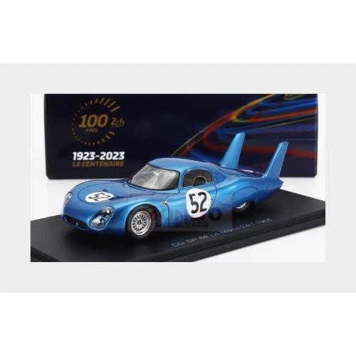1:43 SPARK Peugeot Cd Sp66 #52 24H Le Mans 1966 P.Lelong A.Bertaut S4596 - Immagine 2 di 2