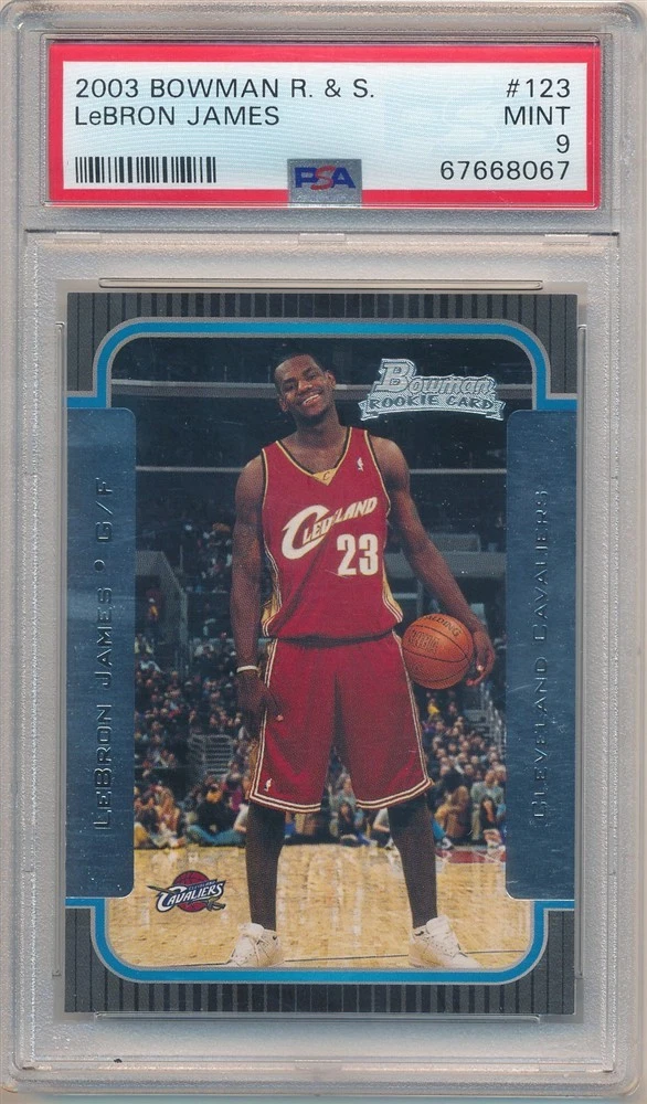 Bowman LeBron James Basketball Rookie Sports Trading Cards