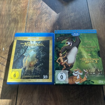 Das Dschungelbuch Blu Ray  Teil 1 Und Teil 2 u. The Jungle Book 3D gebraucht 
