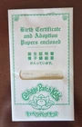Vintage Cabbage Patch Kids Tsukuda Japan Birth Certificate Adoption Paper Sealed