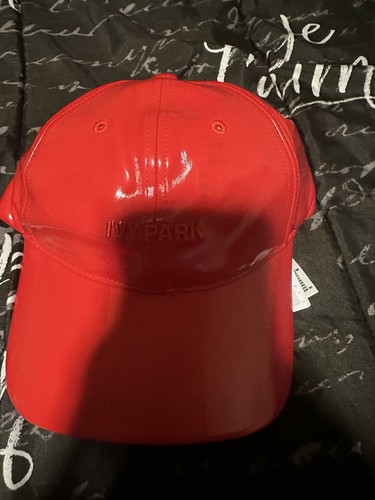 Red Latex Ivy Park Beyonce Cap