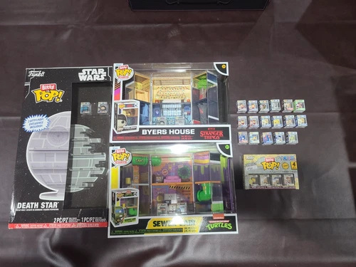 FUNKO POP BITTY LOT TONS OF CHASES BYERS HOUSE STAR WARS TMNT STRANGER THINGS
