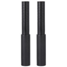 2Pcs Durable PP Golf Club Extension Rods Lightweight Shaft Extender Black