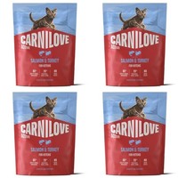 Carnilove Active Trockenfutter Mit Lachs Und Pute KäTzchen Aller Rassen 4X400G