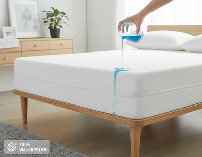 100% Baumwolle Wasserdicht Matratzenschutz Reißverschluss Bezug | Anti Bettwanzen & Hausstaubmilben