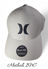 Hurley Men's Hat One and Only Embroidered Flex Fit Stretch Fitted Cap L/XL