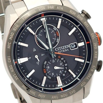 Citizen Atessa H800-A1CN206 Solar Radio Controlled Titanium 45mm Wrist 17,5cm