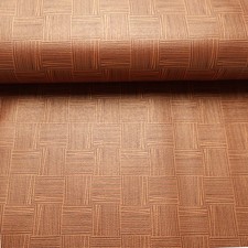 Vinyl Faux Leather Upholstery Fabric   54", Modern Block, 7 Colors - By the Yard