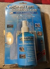 MonsterScreen Clean TV Monitor LCD Display Cleaning Kit NOS L00 
