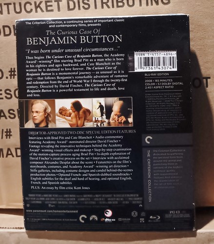 The Curious Case of Benjamin Button Blu-ray With Slipcover New Criterion - Picture 4 of 4