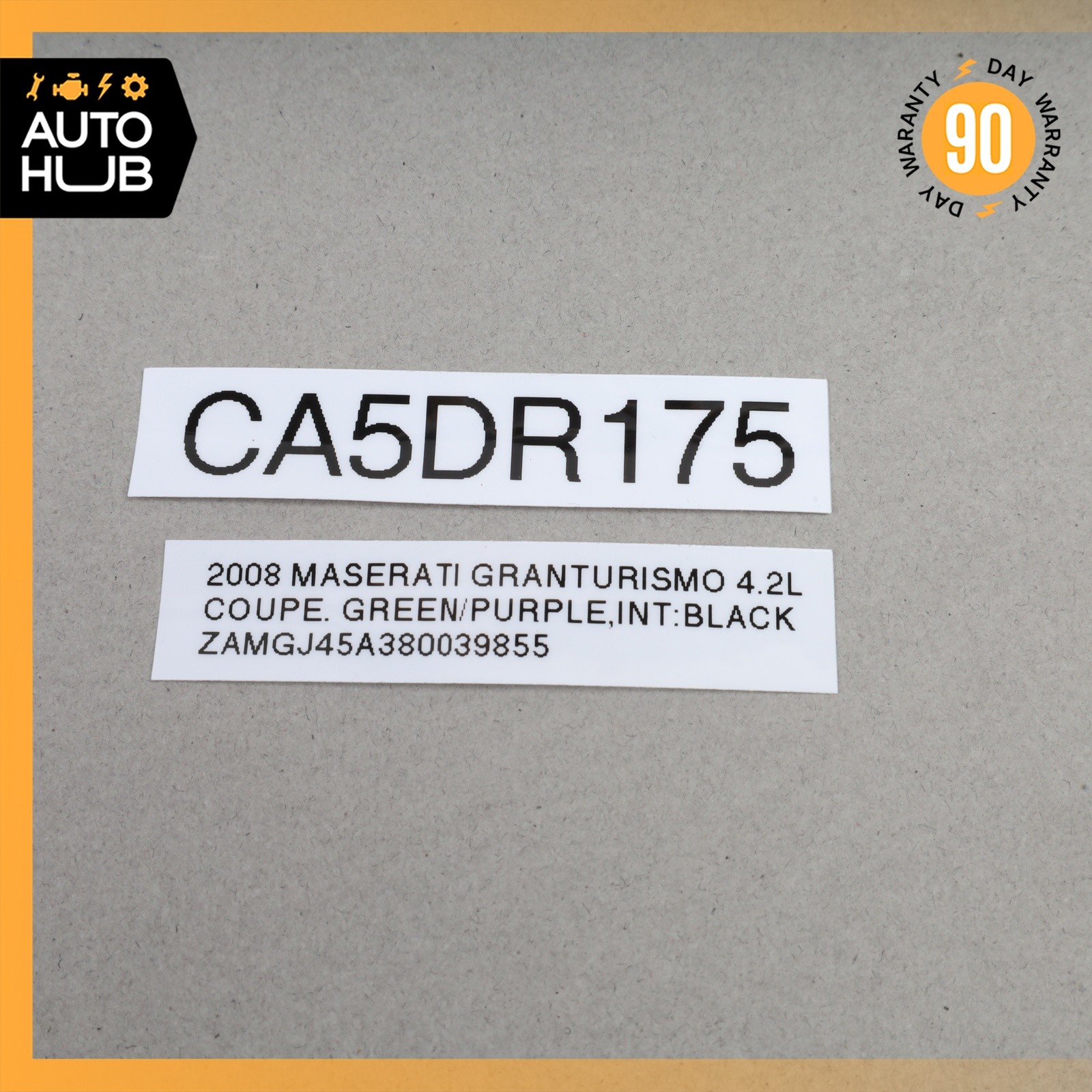 03-19 Maserati Granturismo Rear Bose Subwoofer Sub Woofer Sound Speaker OEM