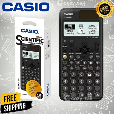 Casio ✅ FX-991CW Advanced Scientific Calculator A/AS Level Maths 540+ Funcs