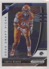 2020 Panini Prizm Draft Picks Draft Picks Rookies Curtis Weaver #166 0a3