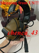 New US Stock  PELTOR Comtac-III C3 Headset Noise Reduction Tactical Headphones