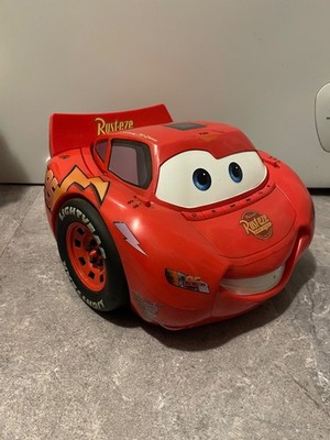 Vintage Disney Lightning McQueen CARS AM/FM Boombox Radio CD Player 2006- Tested