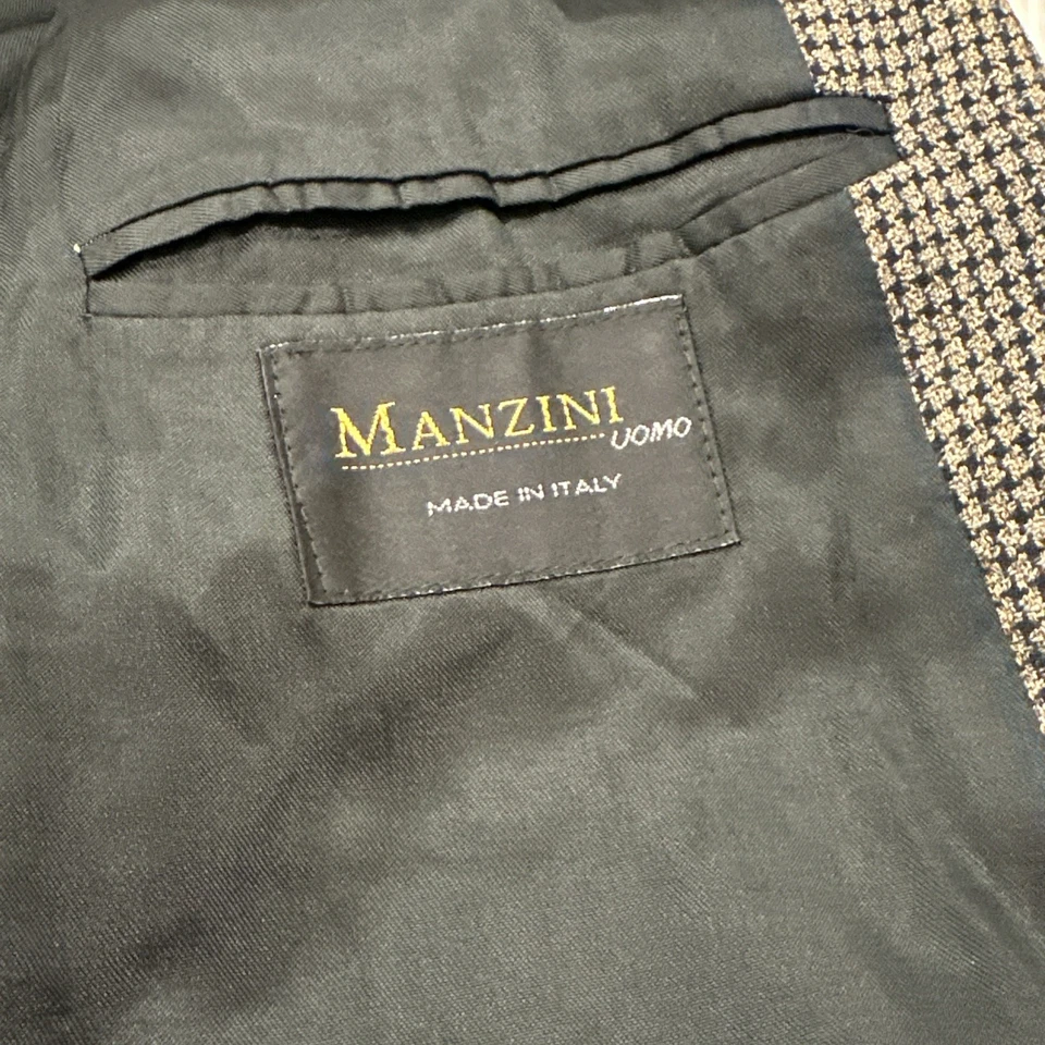 Blazer marrón vintage hecho en Italia (talla: 46R) Foto 4 de 4