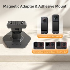For Insta360 X4 Air/X5/Ace/AcePro Magnetic Quick-Release Flexible Adhesive Mount