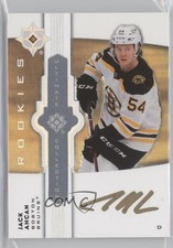 2021 Upper Deck Ultimate Collection Emblems Rookies Jack Ahcan #UE-AJ Auto 12cy