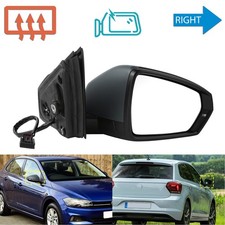 Rechts Spiegel + Blinker + Glas für VW Polo AE1 AW1 BZ1 ab.06/2017 Außenspiegel