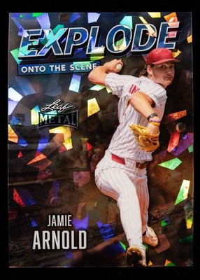 Jamie Arnold 1/1 2026 Leaf Metal Baseball Explode FSU Seminoles Athletics
