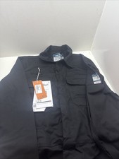 Portwest BIZ1 Black Flame Resistant Coverall  Elastic Comfort X Large Leg 33”