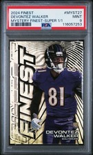 Marketplace image: 2024 TOPPS FINEST MYSTERY FINEST SUPERFRACTOR 1/1 DEVONTEZ WALKER 1/1 PSA 9