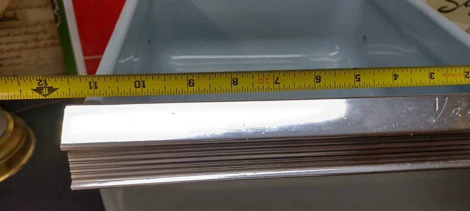 2 Vintage GE Porcelain Robin Blue Refrigerator Vegetables Drawers Storage Stack  - Image 3 of 4