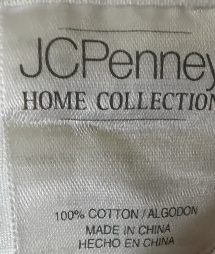 JCPenney Crochet Bed Skirt 50”x68” 100% Cotton 3/4 Bed Vintage Cottagecore - Picture 6 of 6