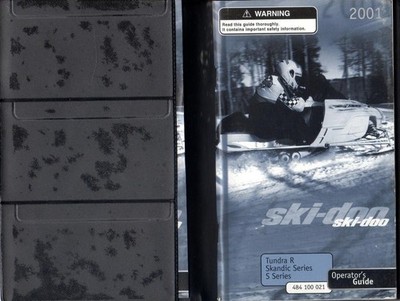 2001 SKI-DOO SNOWMOBILE TUNDRA R, SKANDIC and S SERIES OPERATOR MANUAL (508)