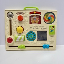 Vintage Fisher Price 134 Activity Center 1973 Baby Toddler Crib Busy Board