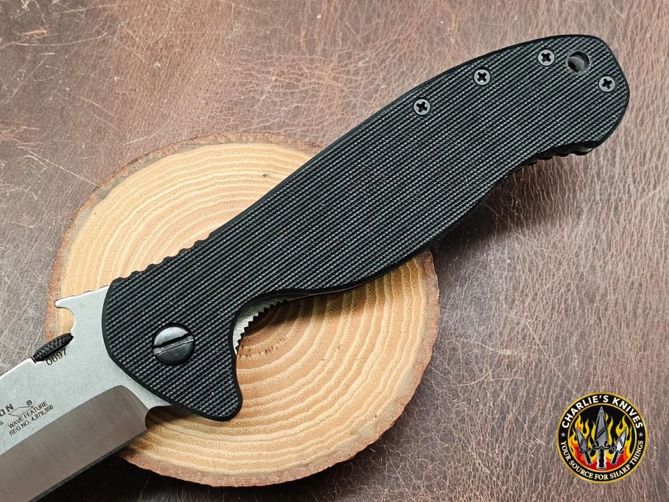 Cuchillos Emerson Patriot G10 escalas curvas hoja SF onda nuevos en caja Foto 4 de 4