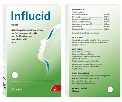 DHU Influcid homöopathische Tabletten 40 Erkältung Grippe Fieber Immununterstützung