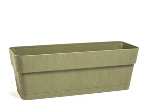 Ethica boîte en plastique avec réserve d'eau, 50Cm, Vert olive