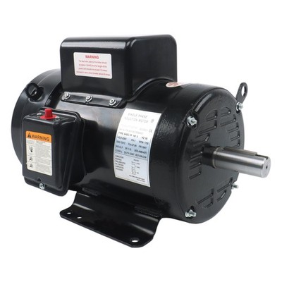 TEFC 5HP Single Phase Motor 1800 RPM 184T Farm Duty 208/230V 4-Pole 60Hz
