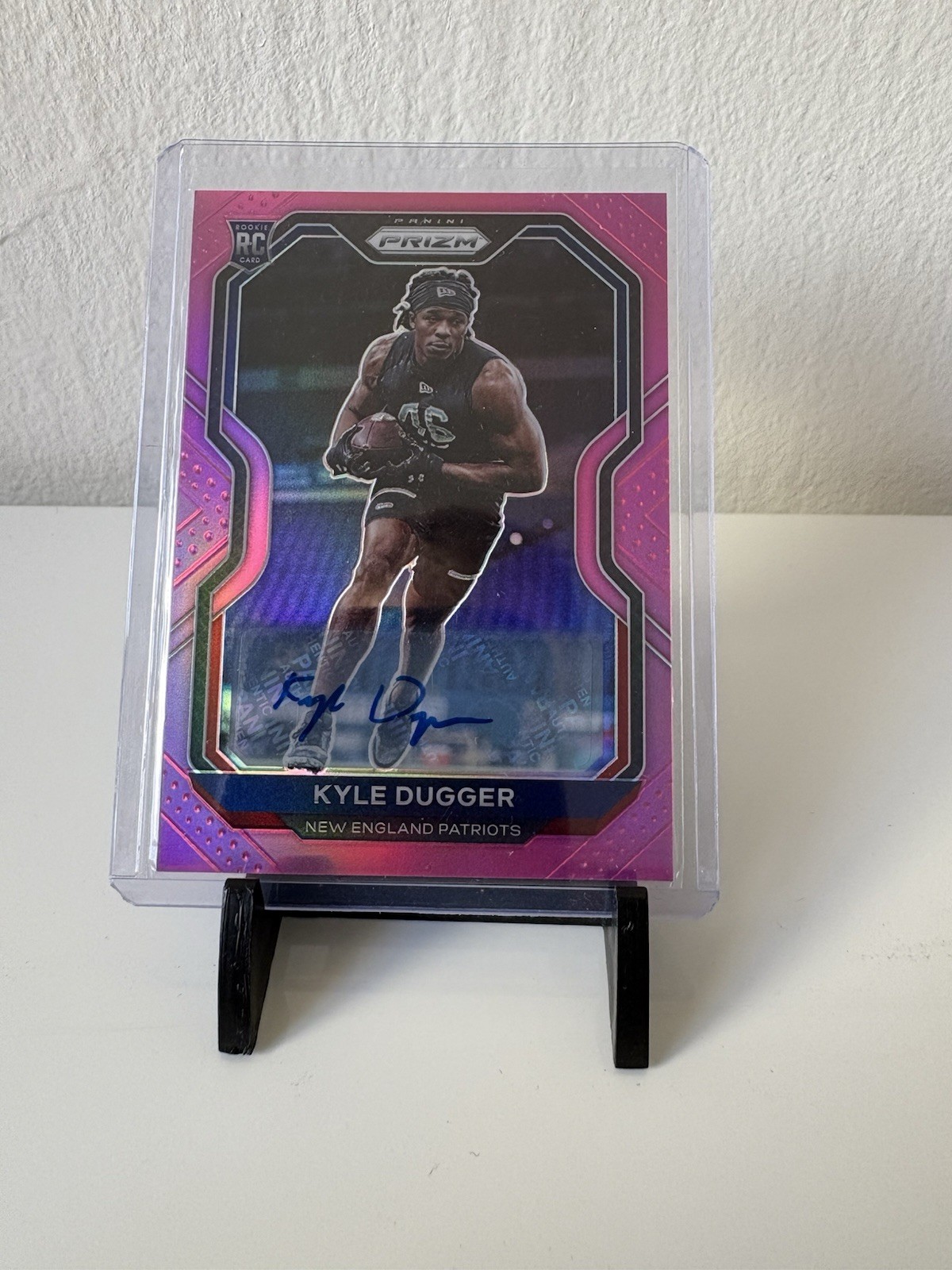 2020 Panini Prizm - Rookie Kyle Dugger #368 Pink Prizm Autographs (AU, RC)