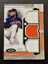 Framber Valdez 2024 Topps Tier One Triple Patch /25 | #T1R-FV Astros