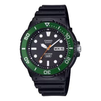 Casio Men s Black Analog Watch with Black Dial - MRW-230H-1E3VCF