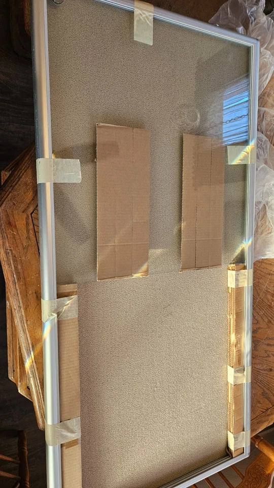 Peter Pepper MMD MiniMint Wall Mounted Bulletin Tack Board Glass Cork NICE! - Image 2 of 4